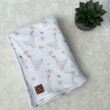 Charger l'image dans la galerie, Doudou douceur - Oies fleuris