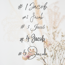 Charger l'image dans la galerie, Doudou de naissance personnalisée - Animaux fleuris