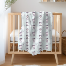 Charger l'image dans la galerie, Couverture en minky - Loup gris