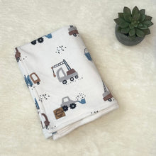 Charger l'image dans la galerie, Doudou douceur - Camion bleu et café