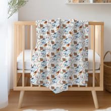 Charger l'image dans la galerie, Couverture en minky - Au zoo