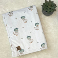 Charger l'image dans la galerie, Couverture en minky - Petit canard