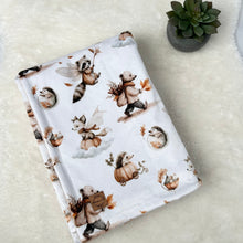 Charger l'image dans la galerie, Couverture en minky - Féerie automnale