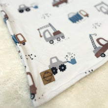 Charger l'image dans la galerie, Doudou douceur - Camion bleu et café