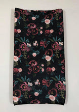 Charger l'image dans la galerie, Couvre lange - Fleur bourgogne