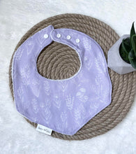 Charger l'image dans la galerie, Bavoir évolutif - Floral lilas