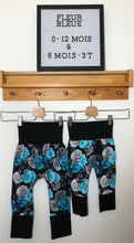 Charger l'image dans la galerie, Pantalons évolutifs - Fleur bleue