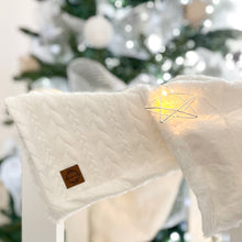 Charger l'image dans la galerie, Couverture tricot - Crème