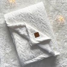 Charger l'image dans la galerie, Couverture tricot - Crème