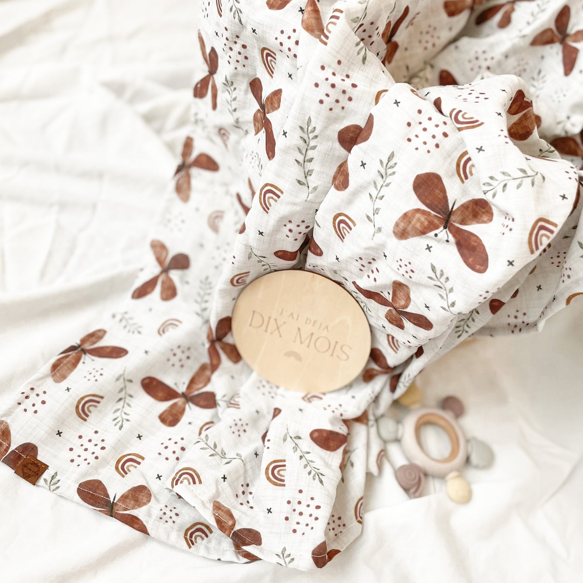 Mousseline de bambou personnalisée