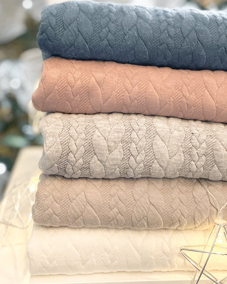 Couverture en tricot/fourrure