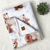 Couverture minky / fourrure - Oursons mignons