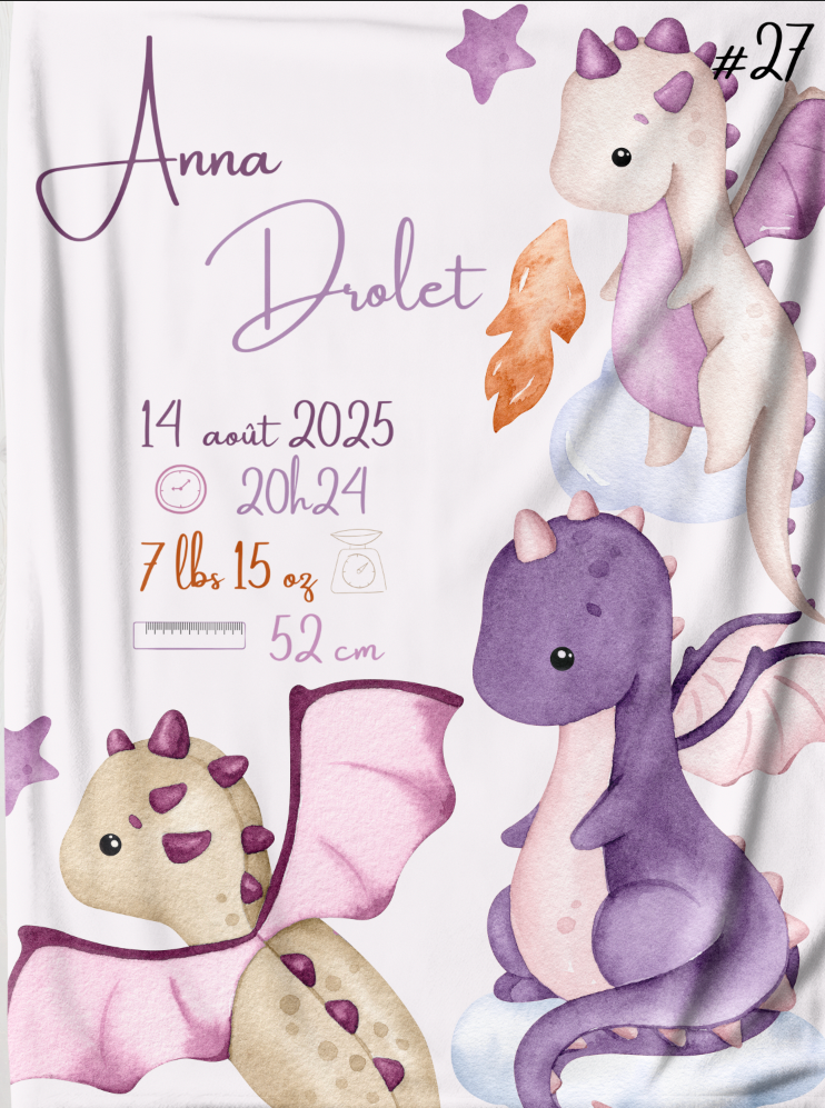 Doudou de naissance souvenir