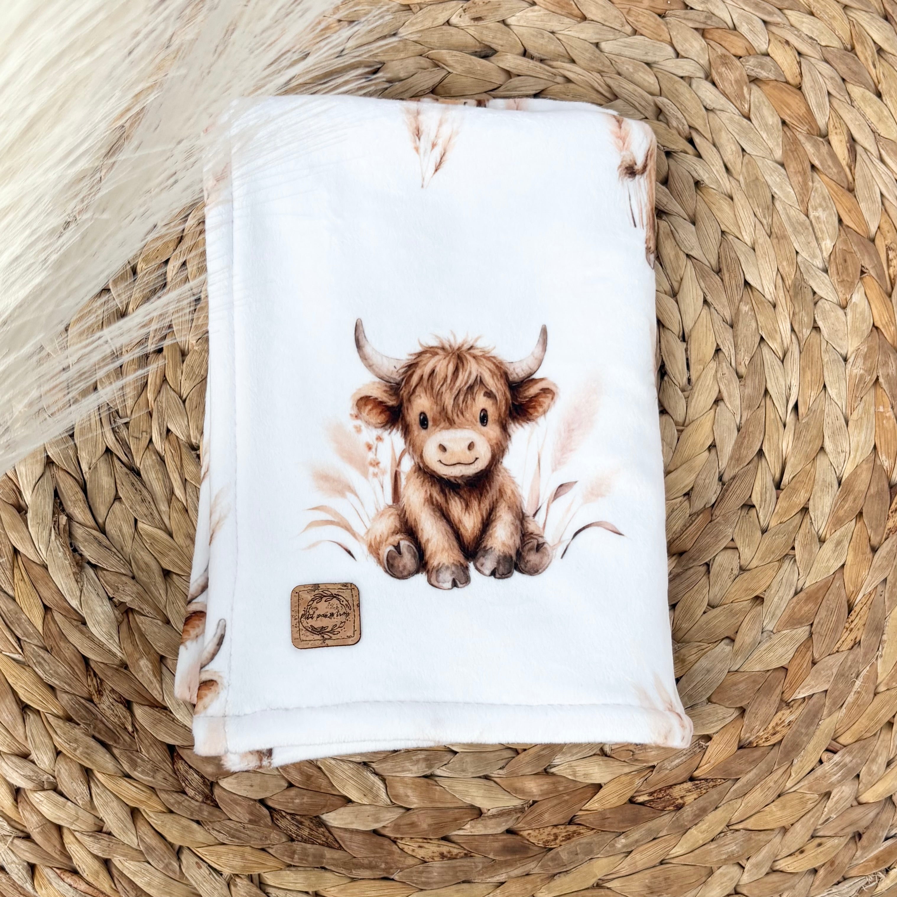 Doudou douceur - Vaches highland et pampass