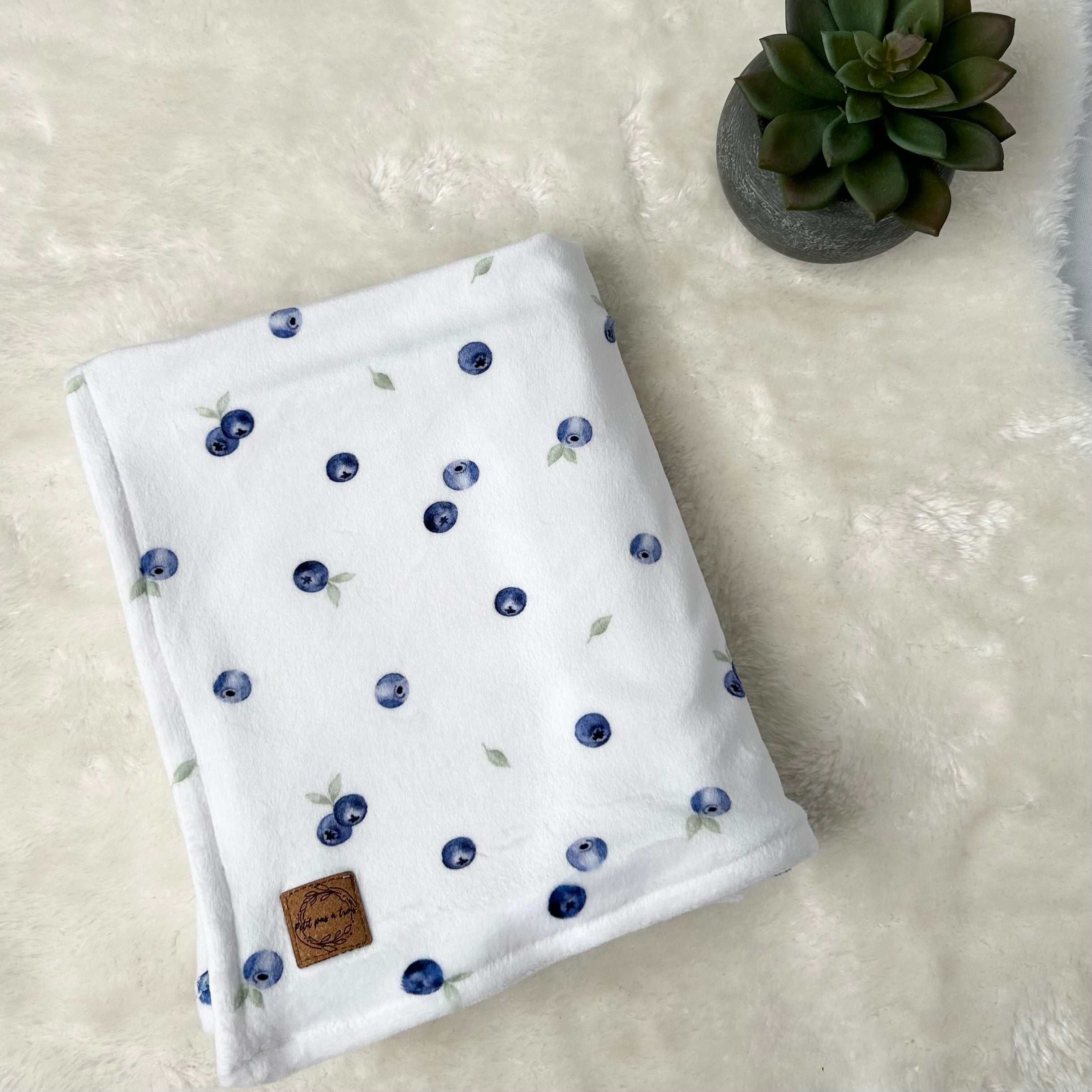 Doudou douceur - Petits bleuets