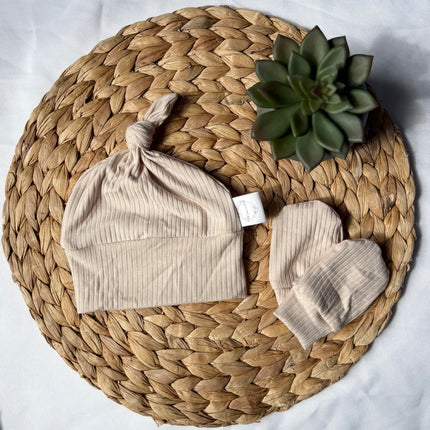 Ensemble de naissance - Beige
