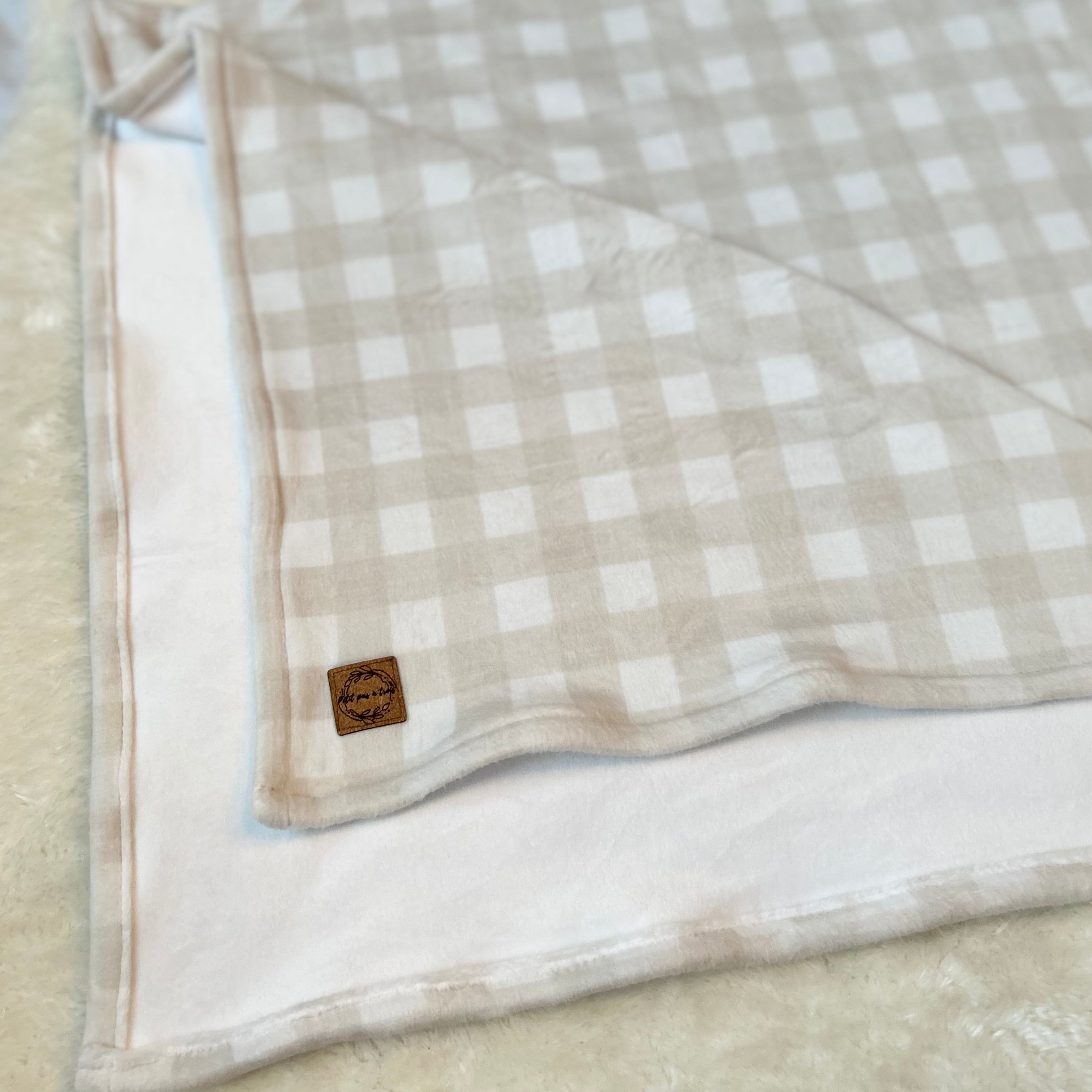 Doudou douceur - Gingham beige