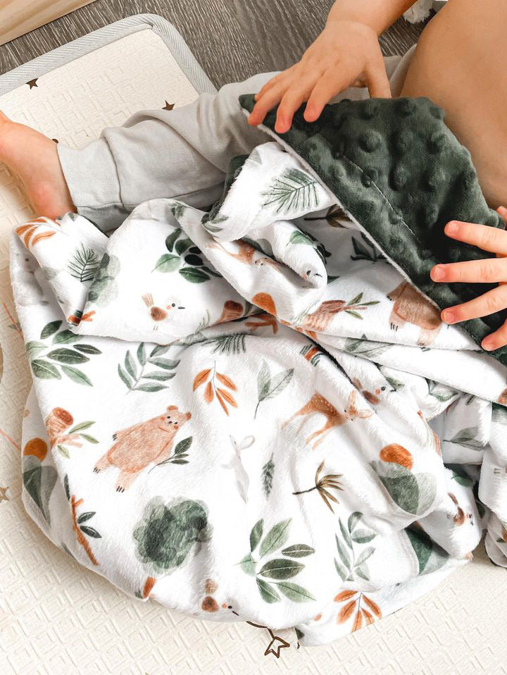 Couverture 100% minky personnalisée