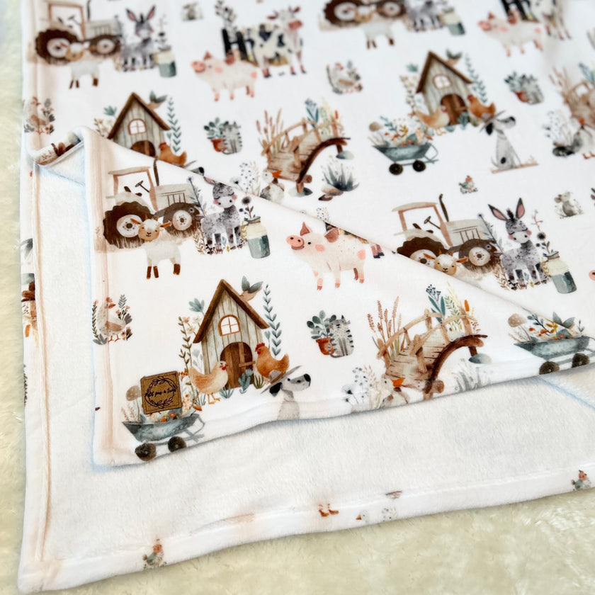 Doudou douceur - Ferme pastel