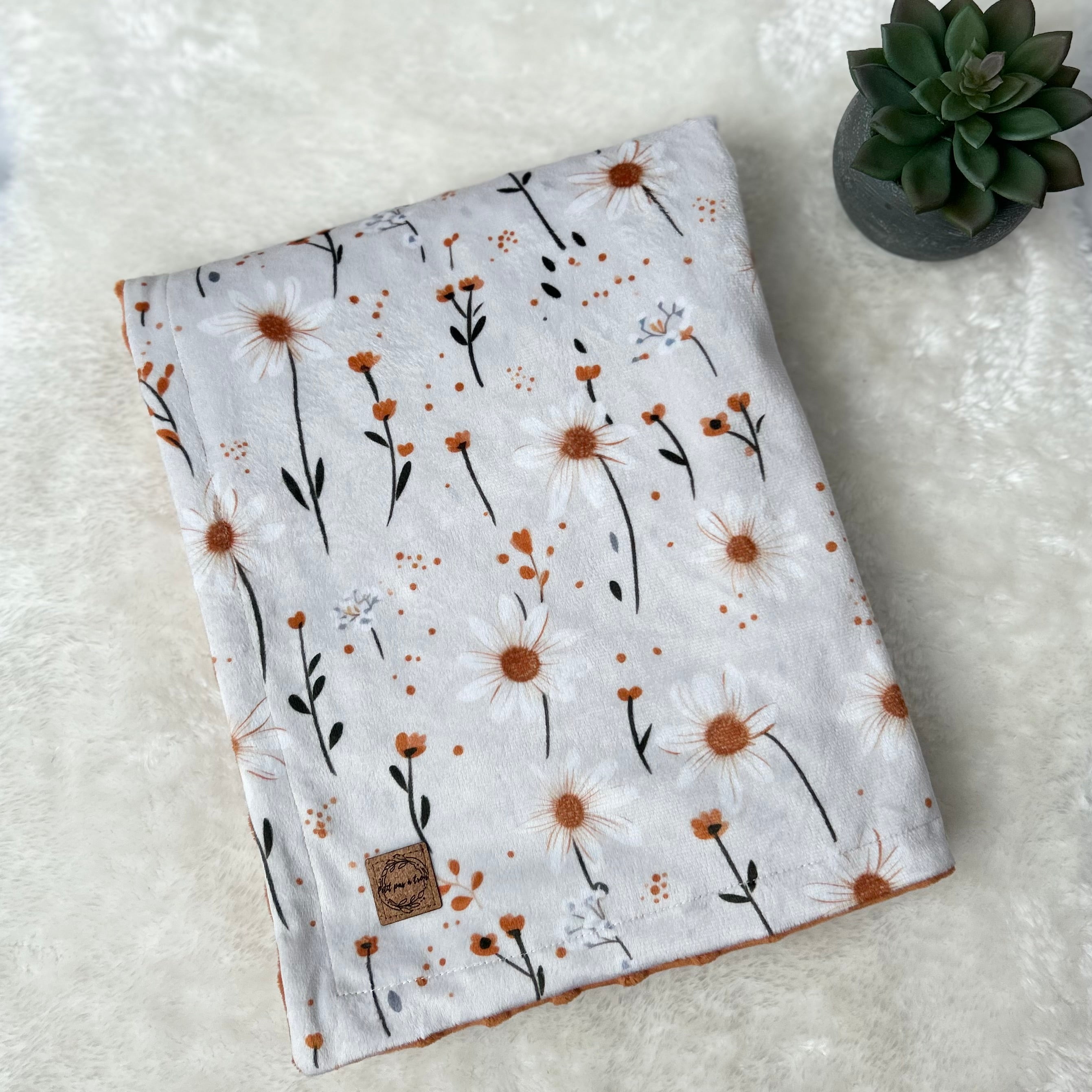Couverture en minky - Boho