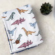 Couverture en minky/fourrure - Dinos géo