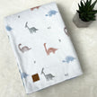 Couverture en minky - Dinos minimalistes