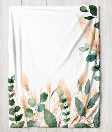 Doudou de naissance personnalisée - Chat feuillages