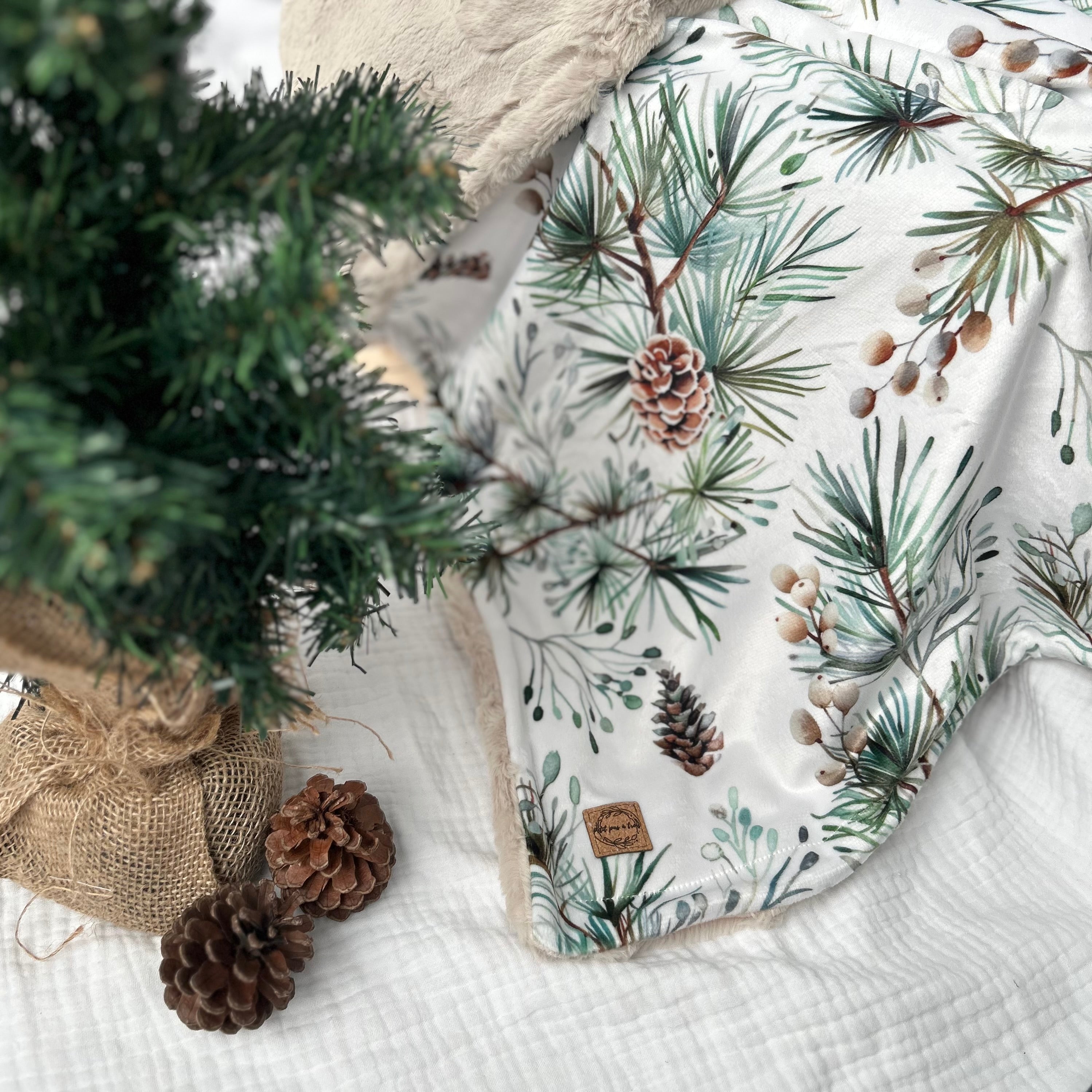 Couverture minky / fourrure - Cocottes de sapin