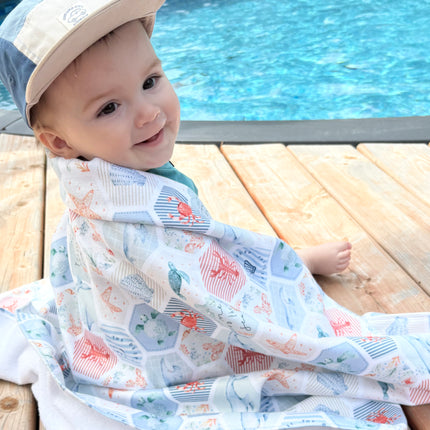 Poncho de plage pour bébé & enfant personnalisé - Collection été 2026