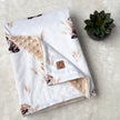 Couverture en minky - Loutres et pampass