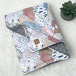 Couverture en minky - Montagnes boho