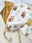 Couverture en minky/fourrure - Rêve de miel