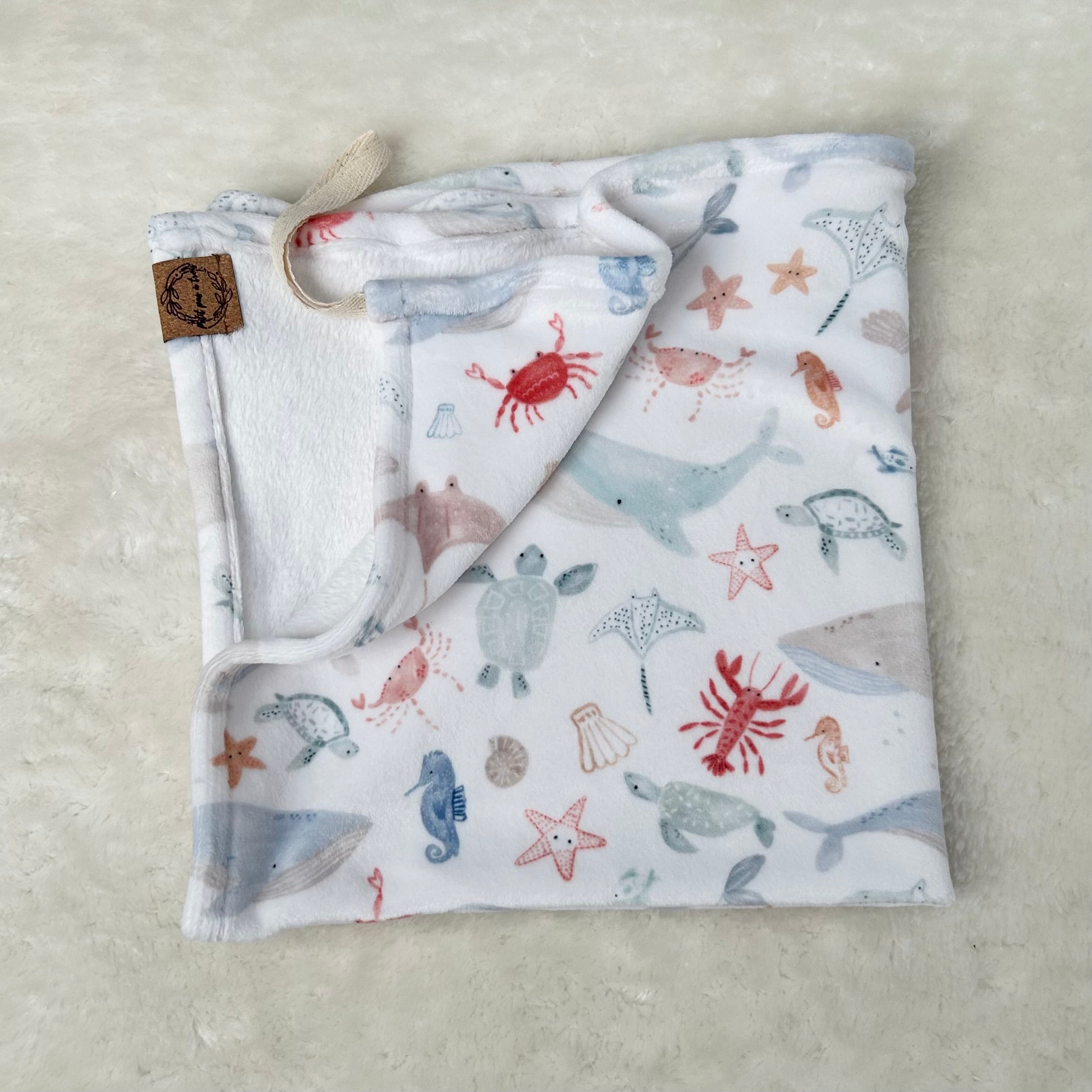 Doudou douceur attache-suce - Sous la mer