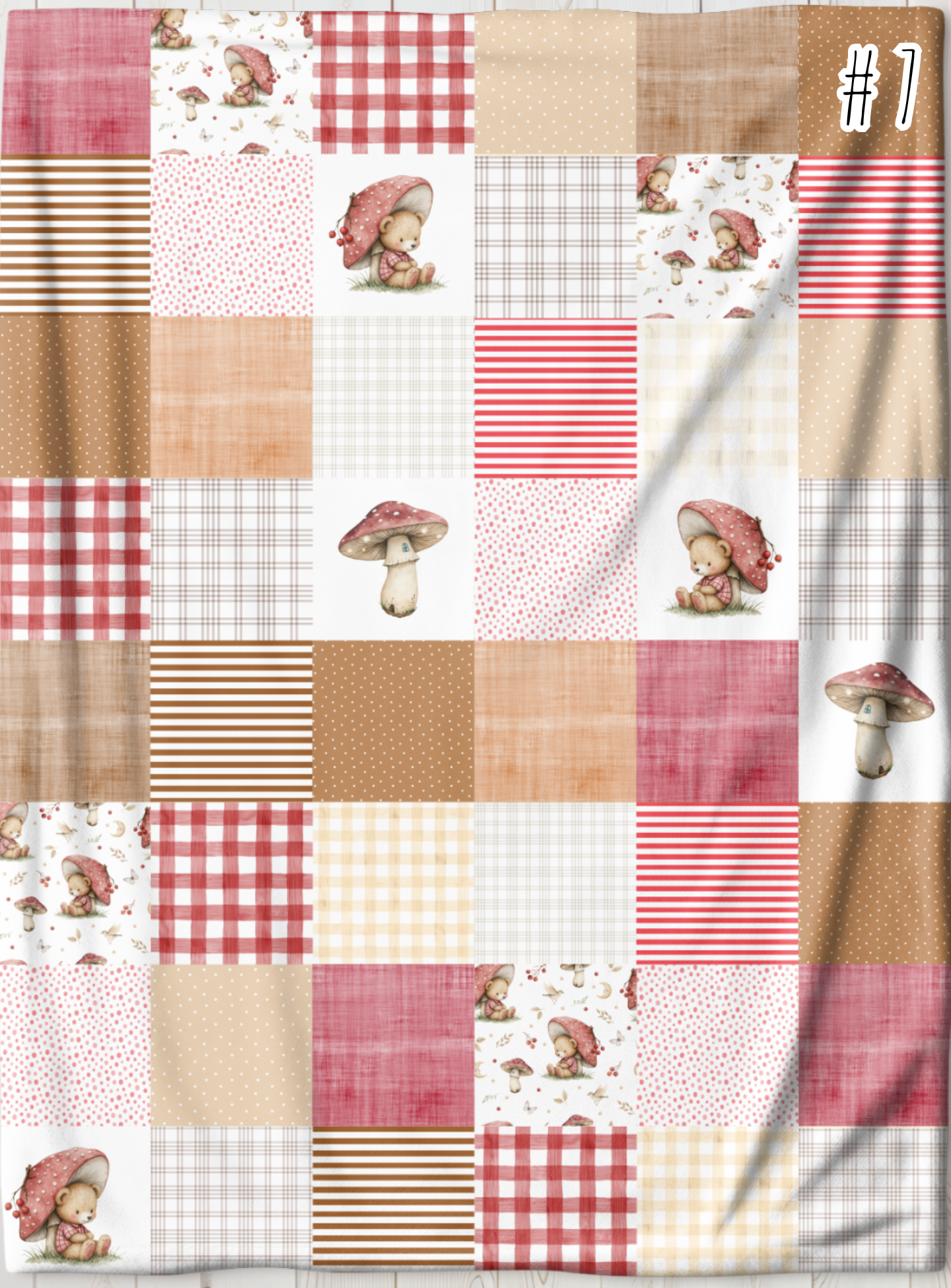 Couverture style courte-pointe