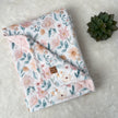 Couverture en minky - Jardin pastel