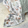 Couverture en minky -  Safari