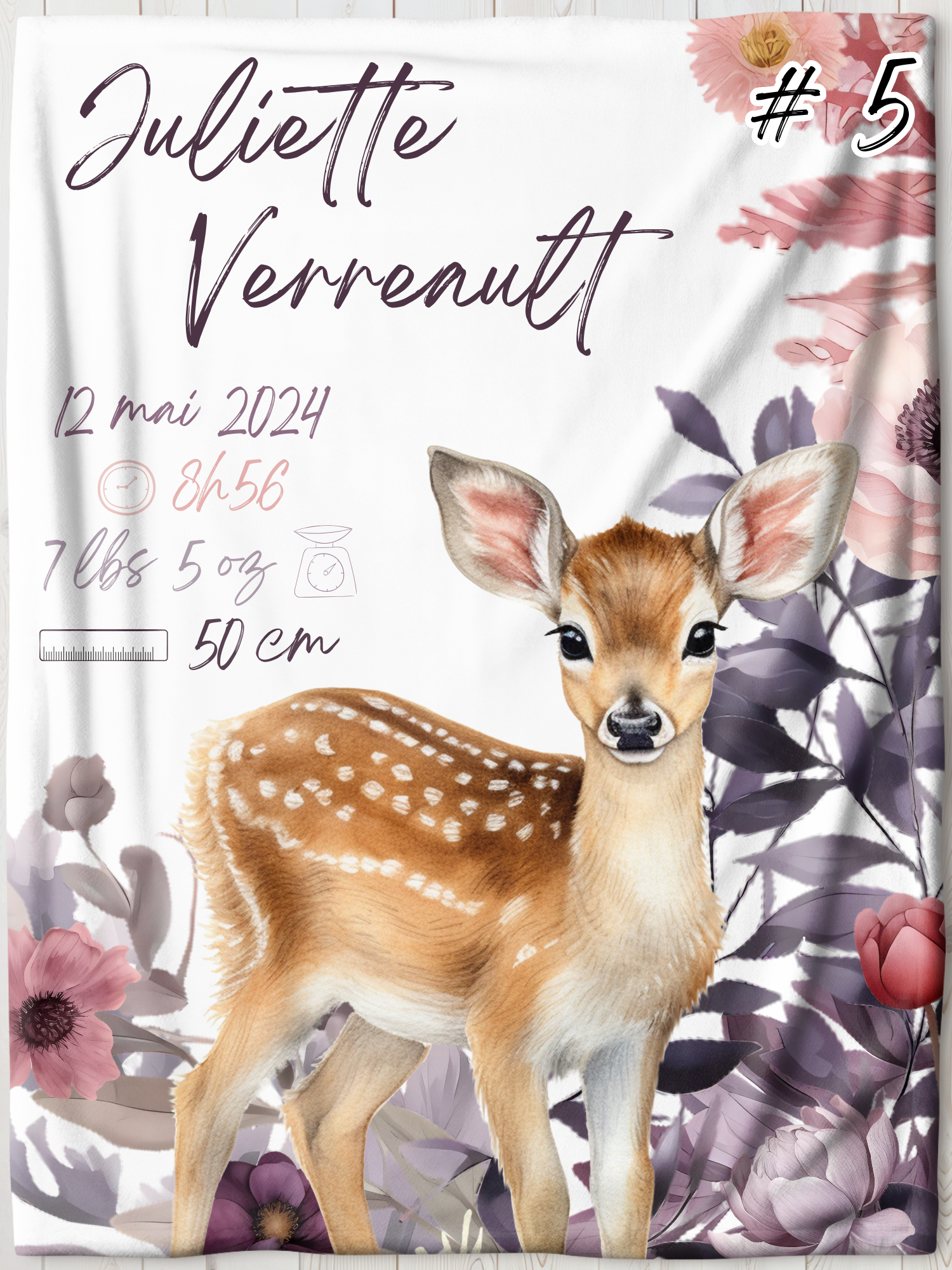 Doudou de naissance souvenir