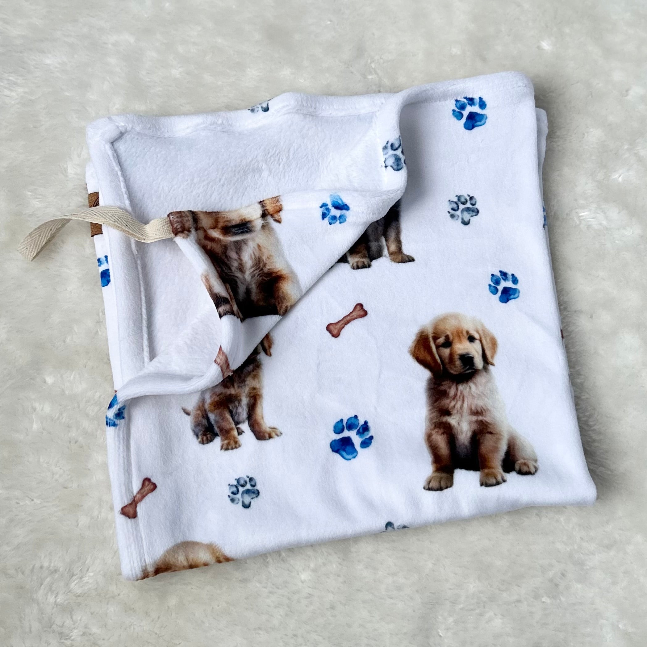 Doudou douceur attache-suce - Bébé golden