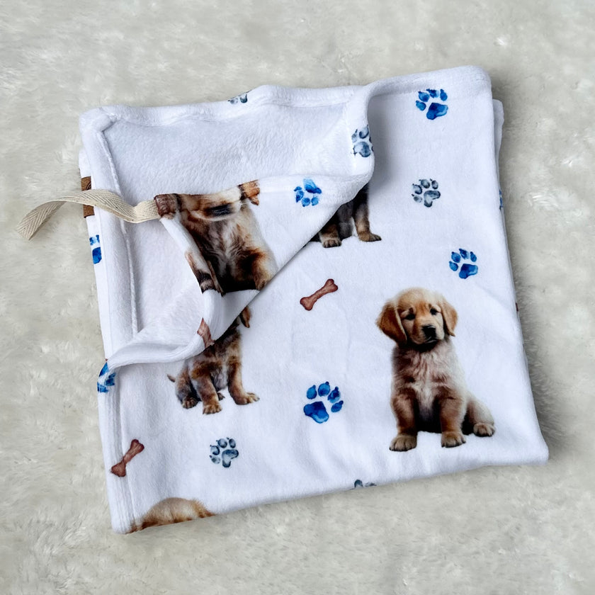 Doudou douceur attache-suce - Bébé golden