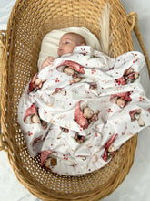 Charger l&#39;image dans la galerie, Couverture en minky - Ours &amp; champis
