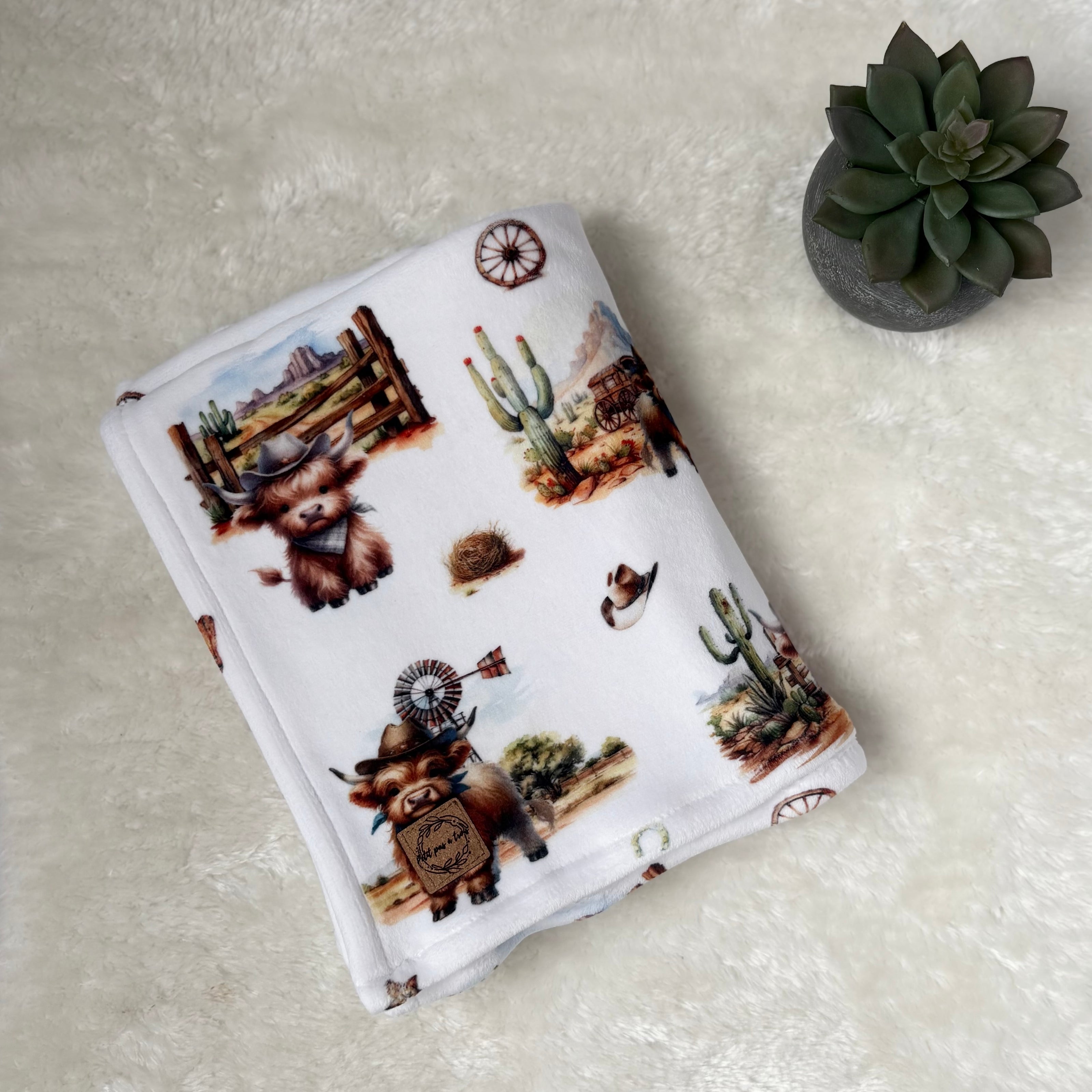 Doudou douceur - Vache highland western