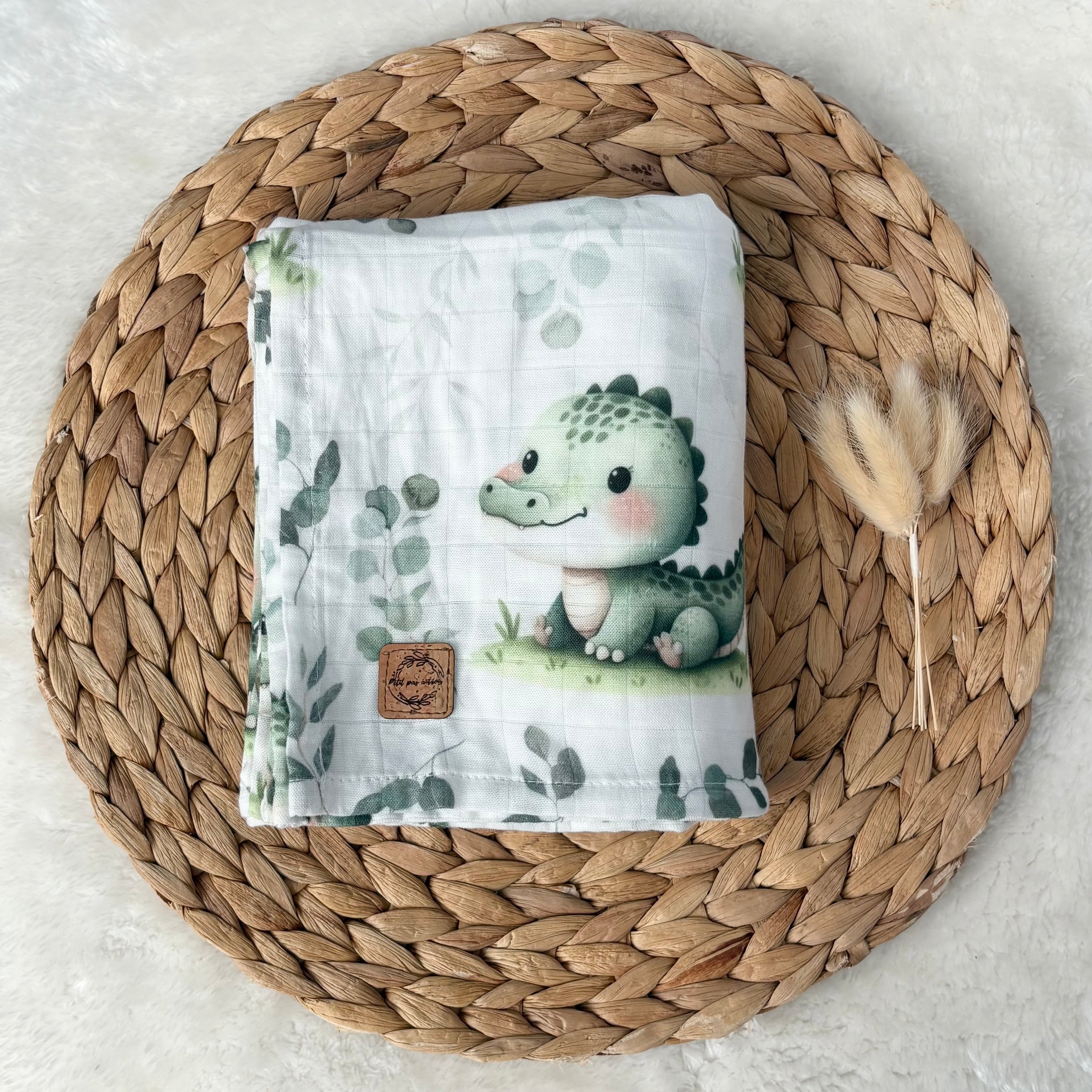 Mousseline de bambou - Petits crocodiles