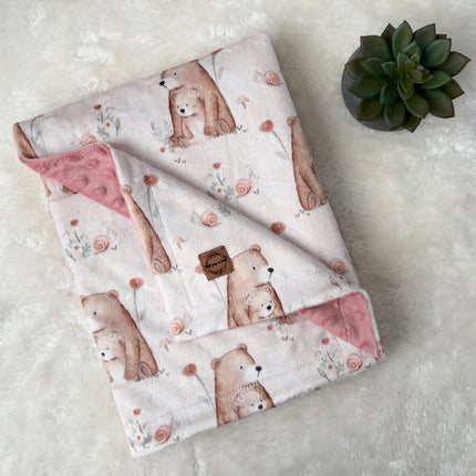 Couverture en minky - Câlinours