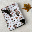 Couverture en minky - Ourson forestier