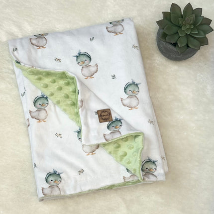Couverture en minky - Petit canard