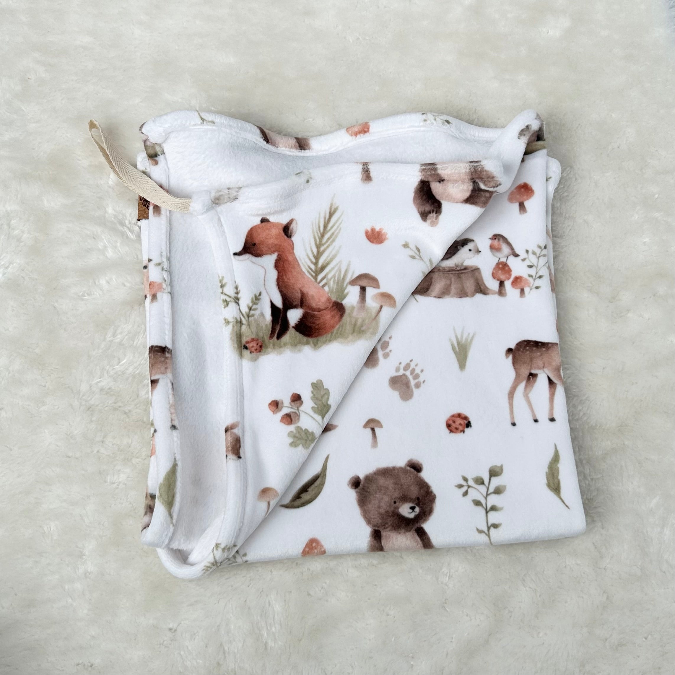 Doudou douceur attache-suce - Woodland