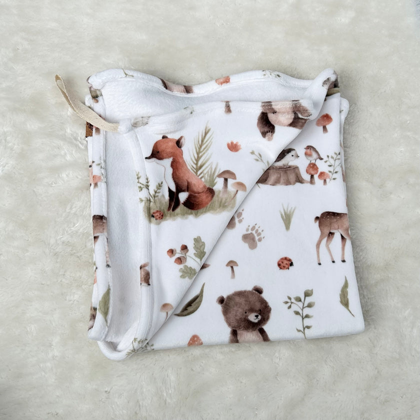 Doudou douceur attache-suce - Woodland