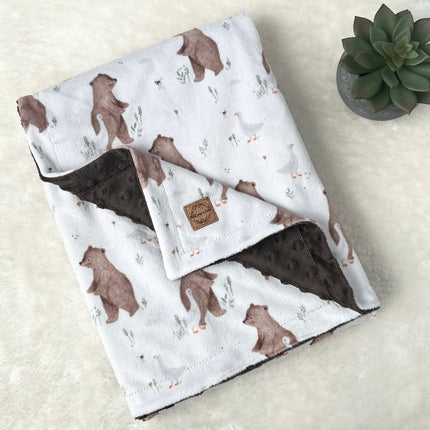 Couverture en minky - Henry & Léon