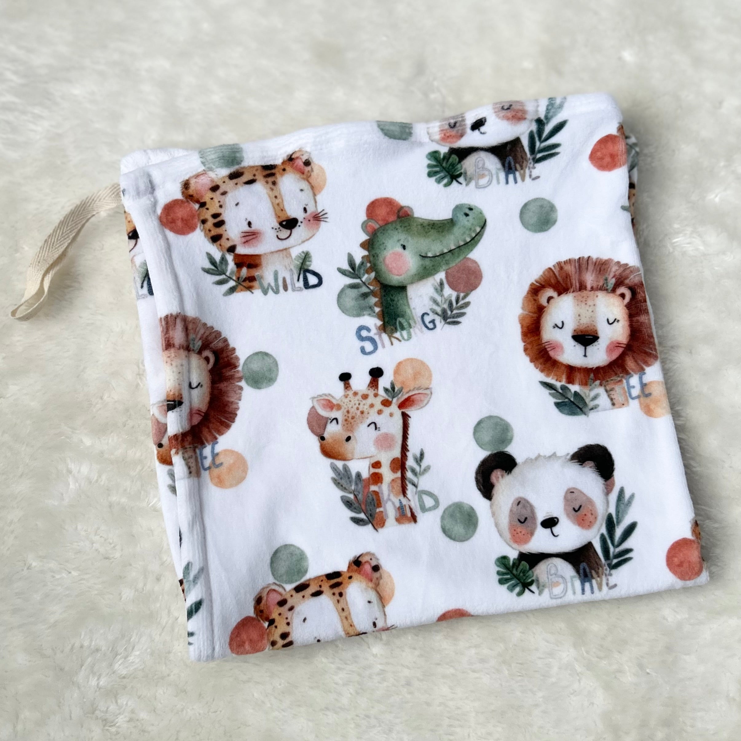 Doudou douceur attache-suce - Dans la jungle