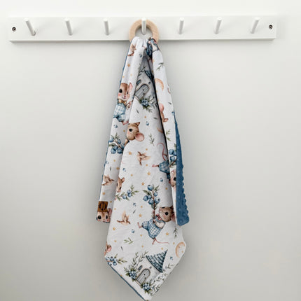 Doudou de transport - Au champs de bleuet